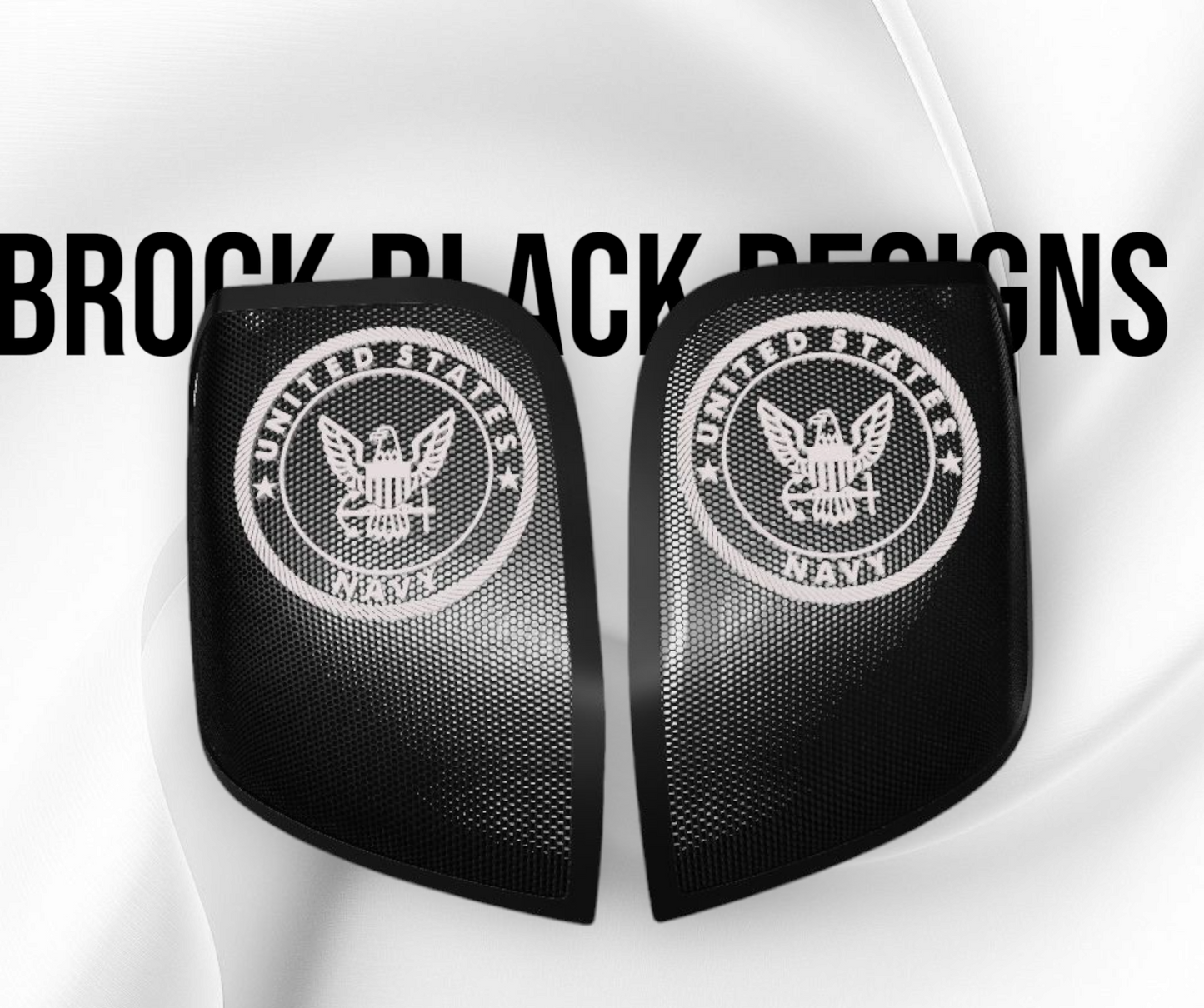 24+ Harley Davidson bag lid Speaker Grill Cover Navy
