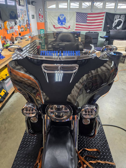 Pow Mia and American Flag fairing batwing