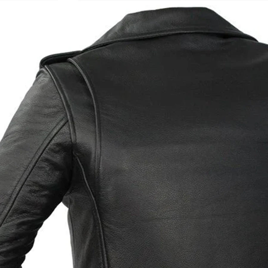 Rockstar - Women's Motorcycle Leather Jacket