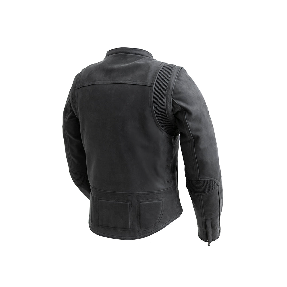 RYBAK Women's Leather Biker Club Jacket