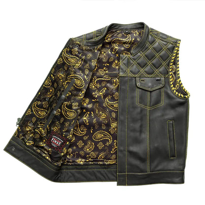 Sinister - Men's Motorcycle Leather Vest