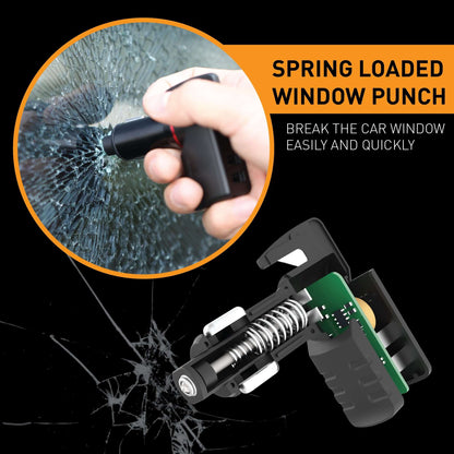 USB Car Charger Emergency Tool (Blue American Flag)