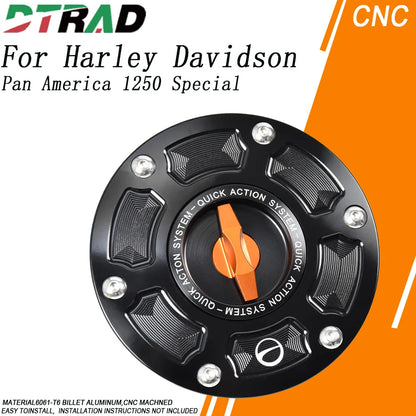 New Motorcycle Quick Release Fuel Tank Cap For Harley Davidson Pan America 1250 Special 2020-2023 RH1250 Sportster S 2021-2023