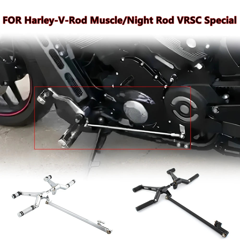 Motorcycle Forward Controls Complete Kit Pegs Levers Linkages FOR Harley V-Rod Muscle/Night Rod VRSC Special