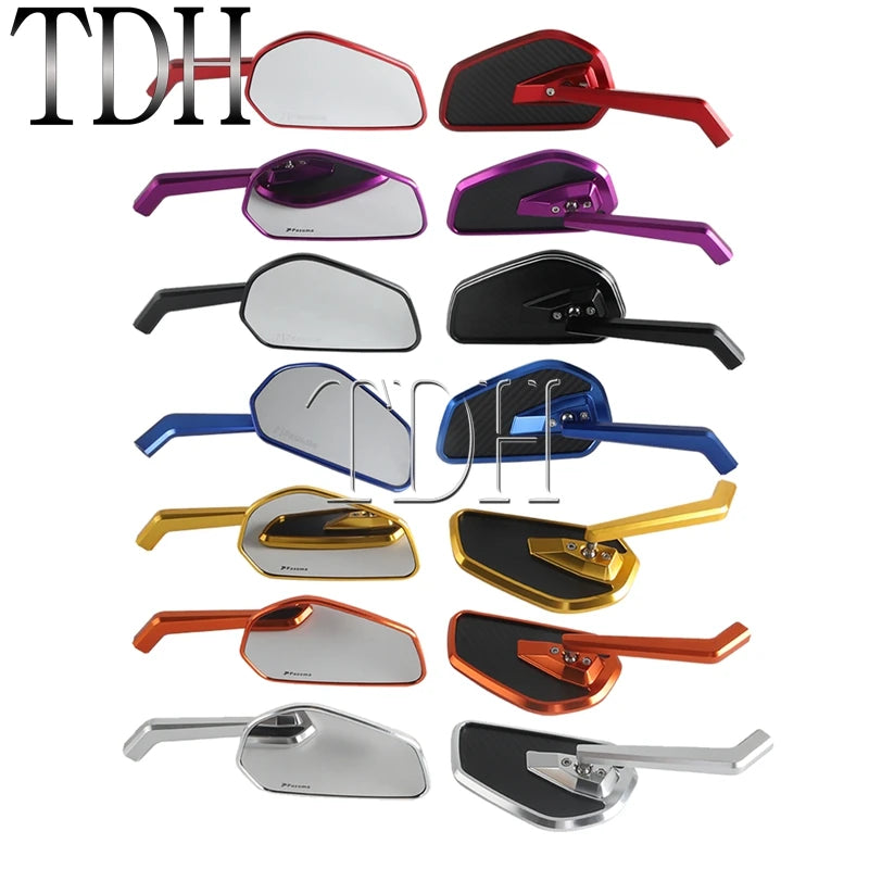 Rearview Mirrors 8mm 10mm Motorcycle Rear View Mirror For Harley Pan America 1250 Softail Fat Bob Sportster XL Nightster Touring